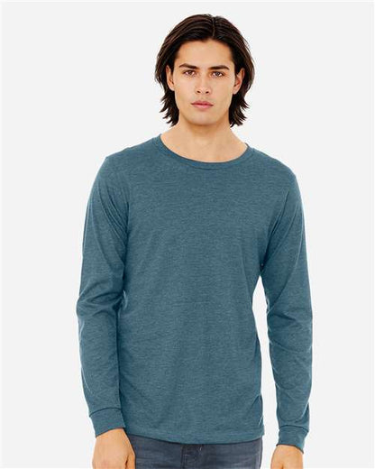 BELLA + CANVAS - Heather CVC Long Sleeve Tee
