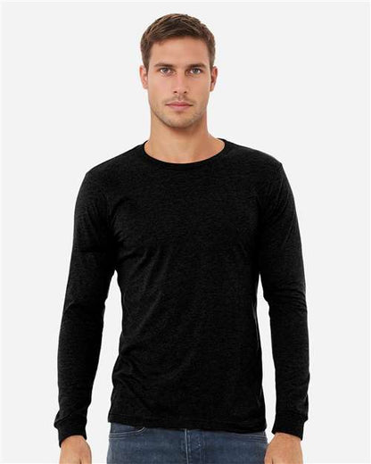 BELLA + CANVAS - Heather CVC Long Sleeve Tee