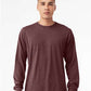 BELLA + CANVAS - Heather CVC Long Sleeve Tee