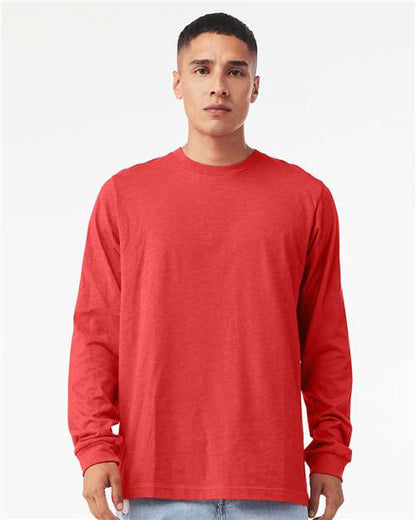 BELLA + CANVAS - Heather CVC Long Sleeve Tee