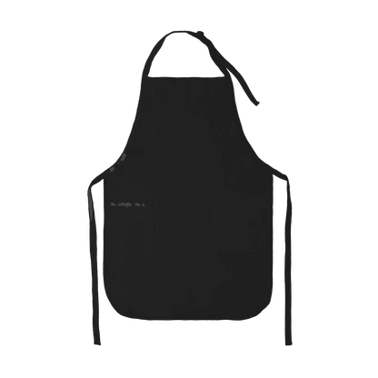 Apron with Patch Pockets Adjustable Neck Strap With Buckle - Black / Adult - Apron