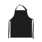 Apron with Patch Pockets Adjustable Neck Strap With Buckle - Black / Youth - Apron