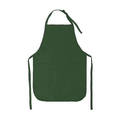 Apron with Patch Pockets Adjustable Neck Strap With Buckle - UrbanDTF