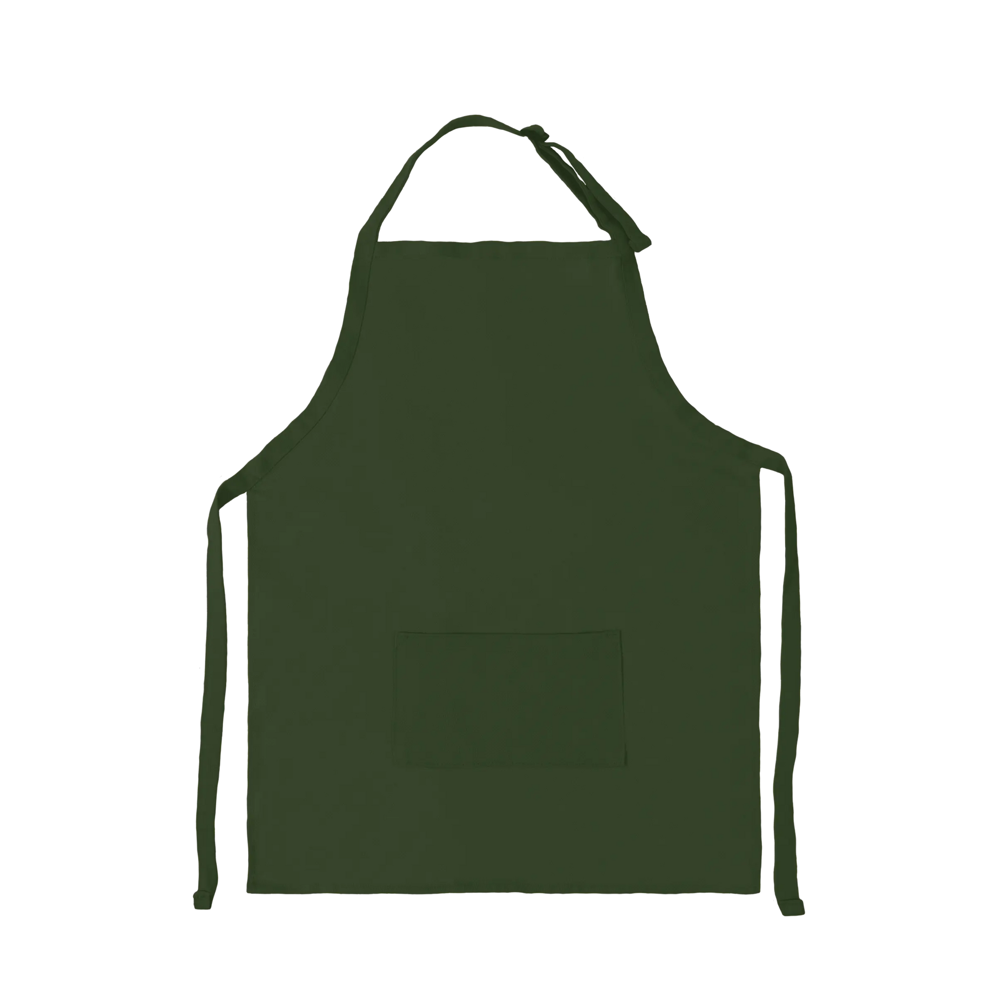 Apron with Patch Pockets Adjustable Neck Strap With Buckle - Forest / Youth - Apron