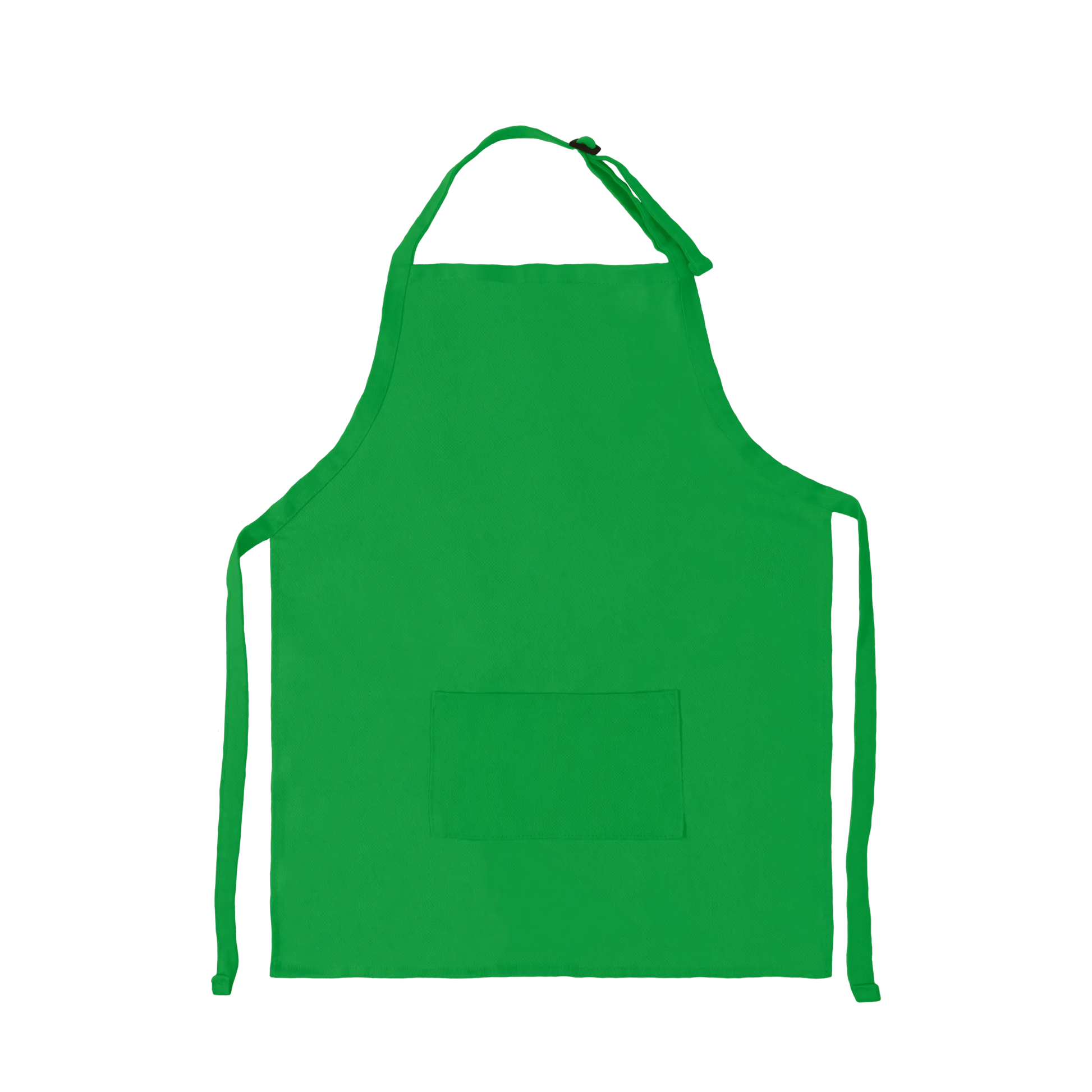 Apron with Patch Pockets Adjustable Neck Strap With Buckle - Grass Green / Youth - Apron