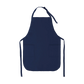 Apron with Patch Pockets Adjustable Neck Strap With Buckle - Navy Blue / Adult - Apron