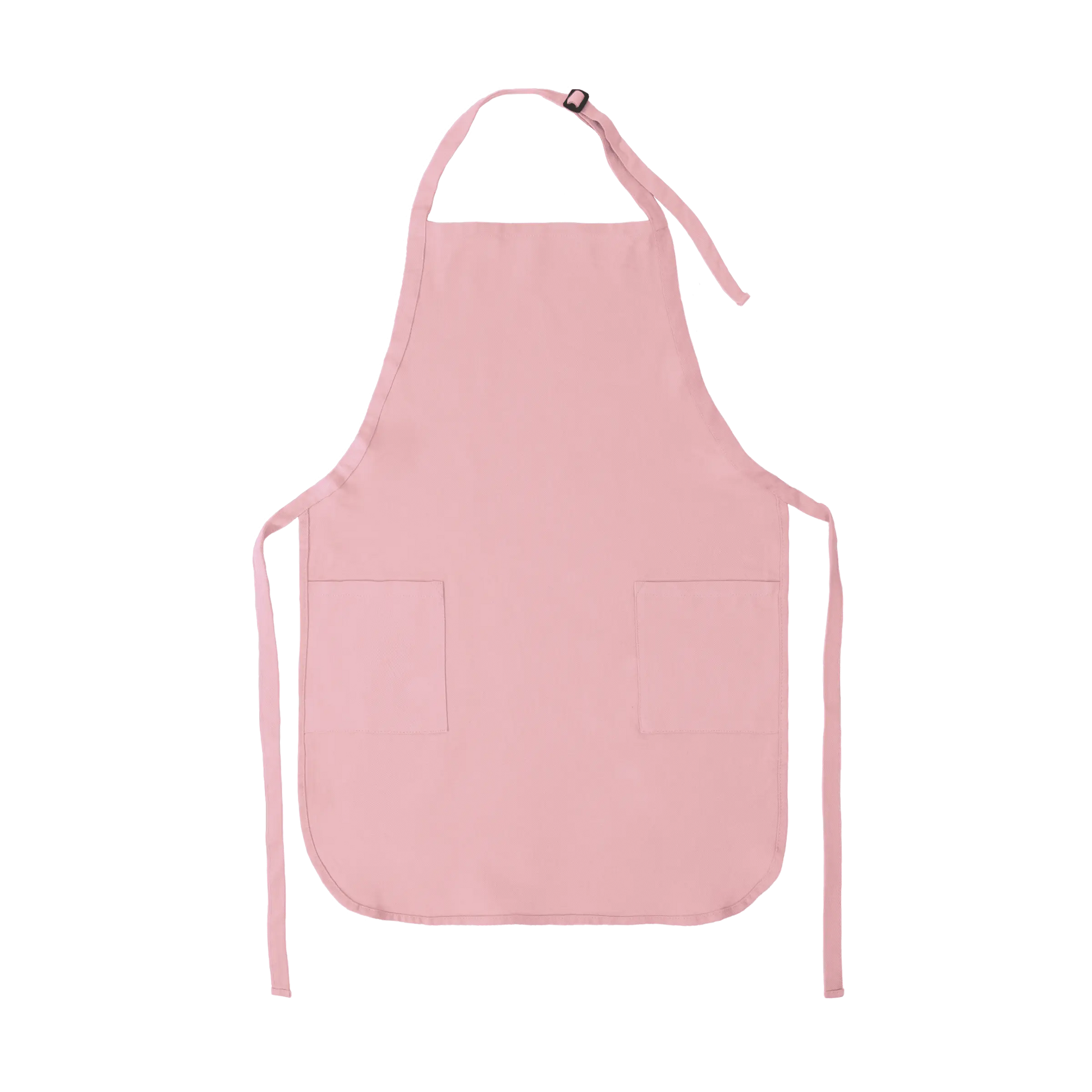 Apron with Patch Pockets Adjustable Neck Strap With Buckle - Pink / Adult - Apron