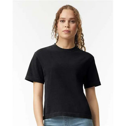 Comfort Colors - Women’s Heavyweight Boxy T-Shirt - Black / S - Adult T-Shirt