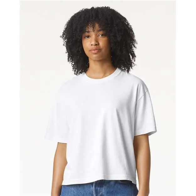 Comfort Colors - Women’s Heavyweight Boxy T-Shirt - White / S - Adult T-Shirt
